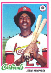 1978 Topps Baseball Cards      452     Jerry Mumphrey